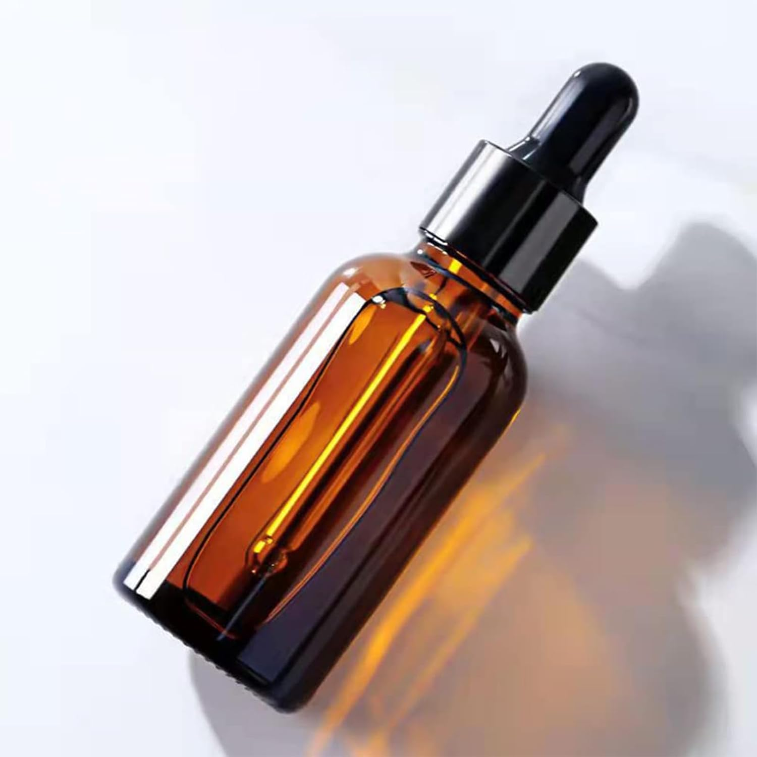 5 Pack 10Ml Amber Boston round Glass Bottles with Leak-Proof Droppers - UV Protection Essential Oil Containers for DIY Skincare, Aromatherapy & Travel (Aussie Crafters Approved) image number 6