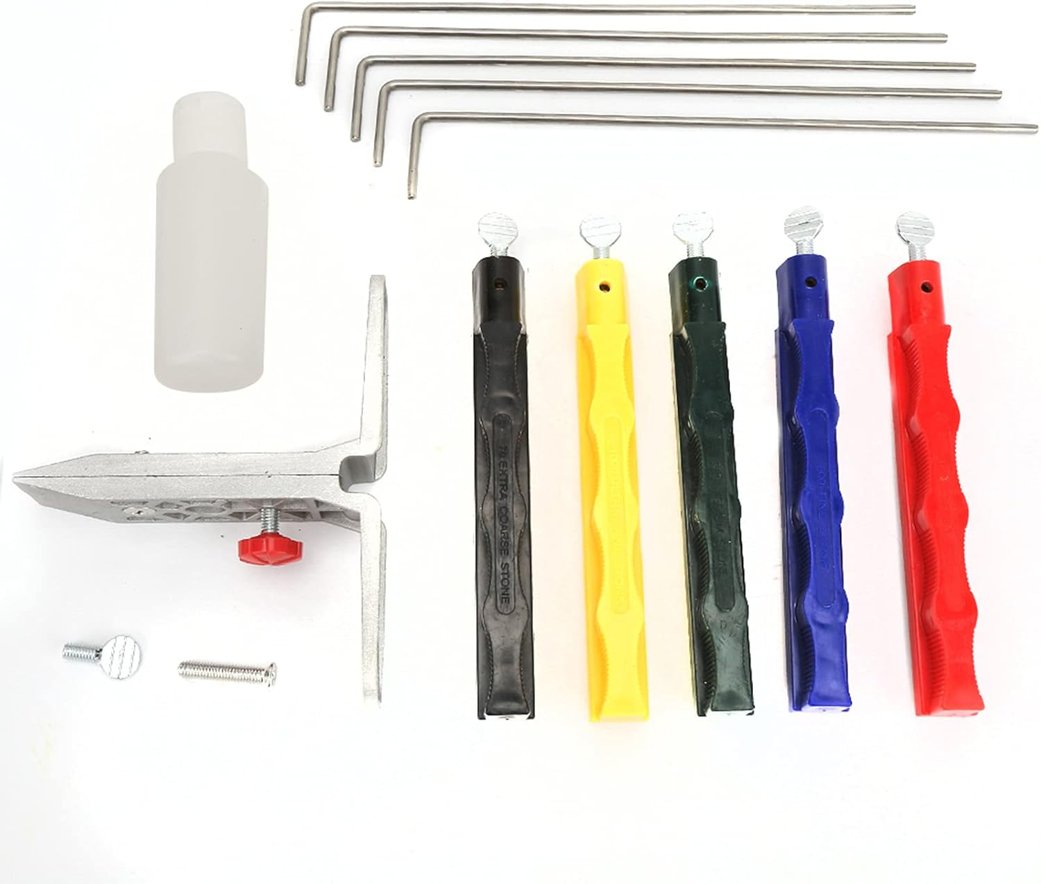 Lansky Knife Sharpener Set - Professional Kitchen Fix Angle Sharpening System with Stone Set - Ener image number 1