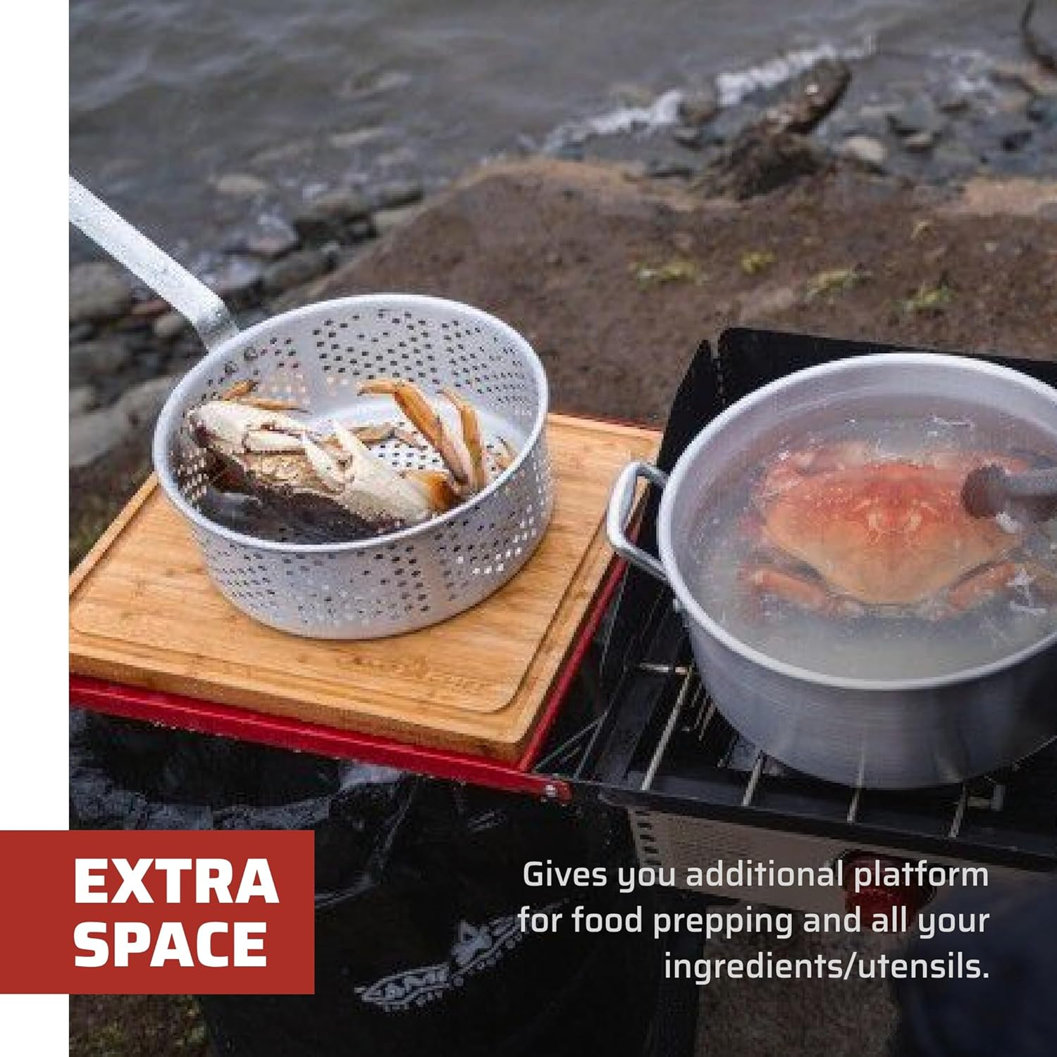 Camp Chef Folding Side Shelf Set for 14-Inch Cooking Systems image number 3