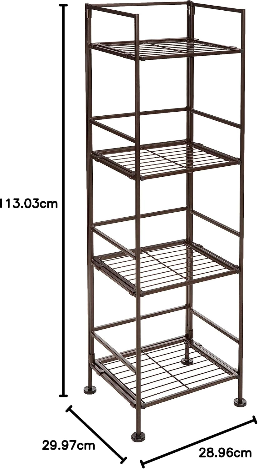 Amazonbasics 4-Tier Iron Tower Shelf image number 4