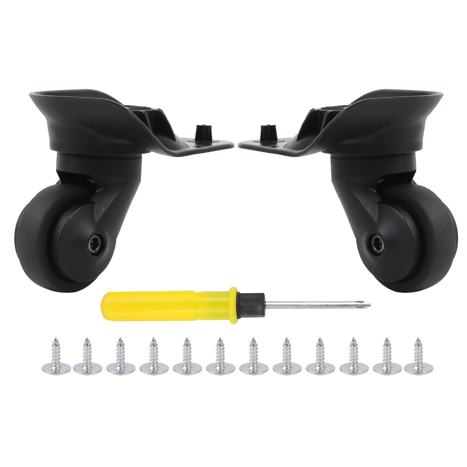 RDEXP Multi-Functional Suitcase and Luggage Black Wheel W176 Black Set of 1 image number 2