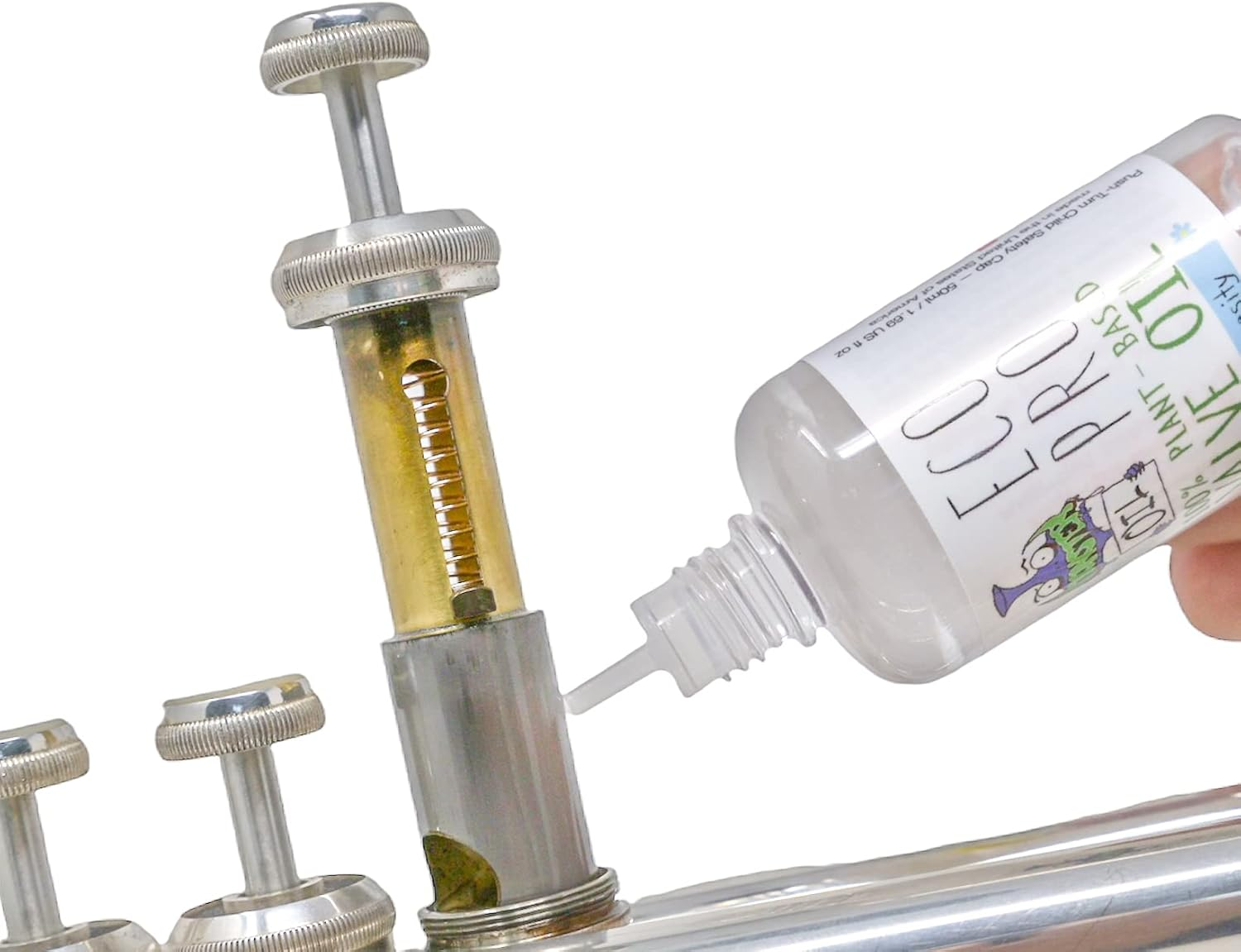 Ecopro Trumpet/Cornet Care and Cleaning Kit | Usa-Based and Veteran-Owned Green and Environmentally Friendly | Valve Oil Slide Grease Mouthpiece, Brush Microfiber Polishing Cloth image number 5
