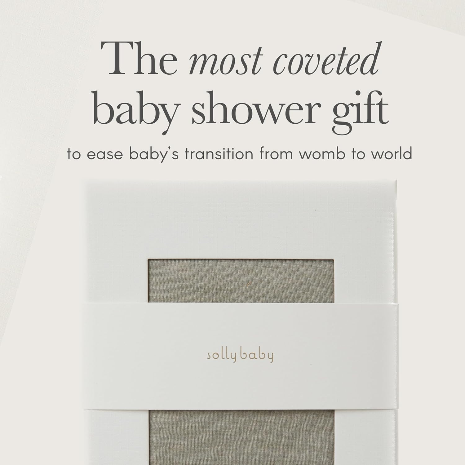 Solly Baby Wrap Carrier, for Newborn to Toddler 8-25 Lbs., Buttery-Soft & Lightweight Fabric, Reduce Crying & Increase Connection, Postpartum Essential, New Mom Gifts, Driftwood Stripe image number 3