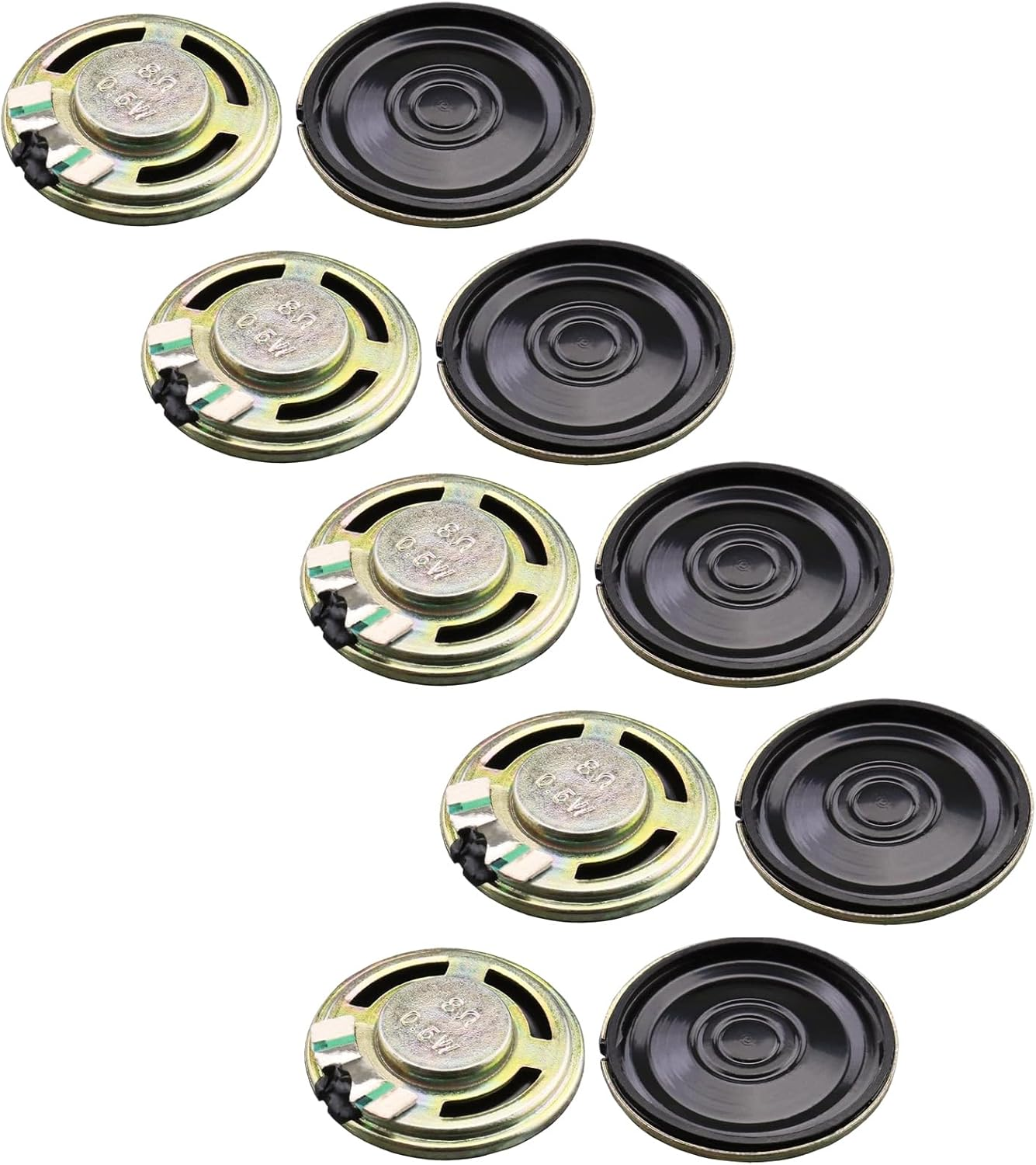 10Pcs 23Mm 8 Ohms 0.5W Inner Speaker Loudspeaker Compatible with Legency Game Boy Color,Advance GBA,GBC Game Console Replacement Repair Parts image number 3