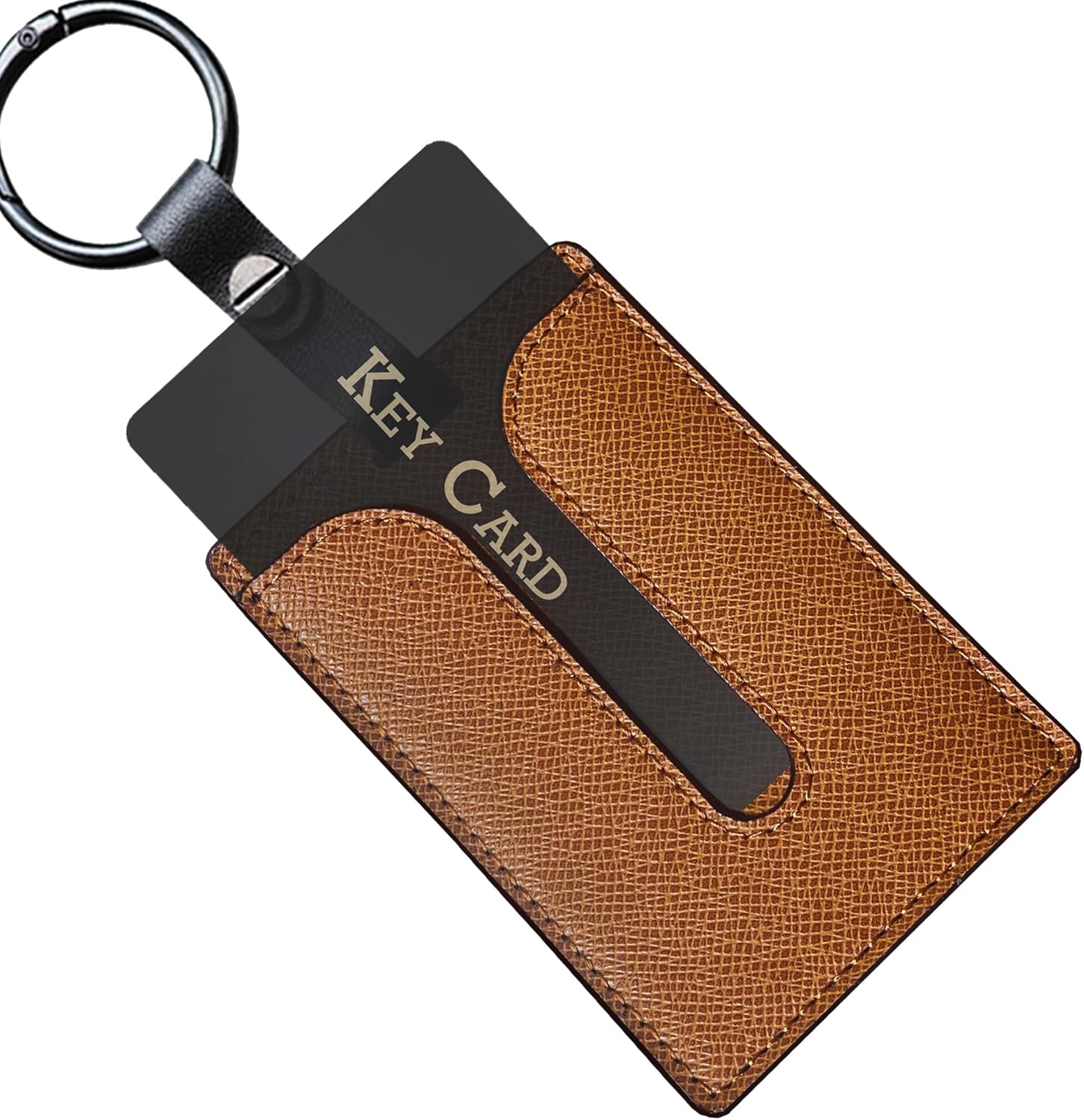 ACEDOAMARE Key Card Holder for Tesla Model 3 Y S X Genuine Leather Fiber and Artificial Leather Protector Case Keychain Car Key Fob Case Key Protection Cover Case