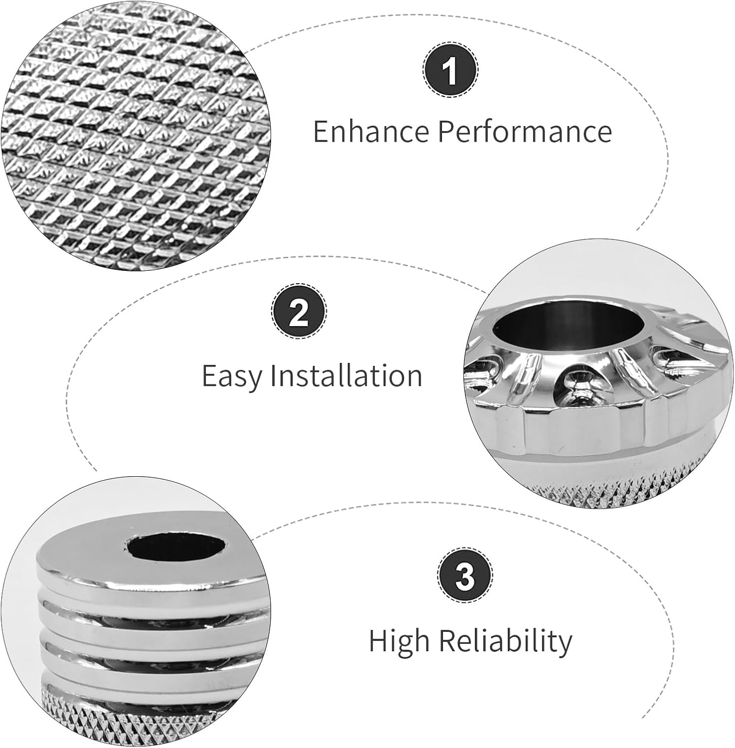 Motorcycle Shift Lever Shifter Pegs Replacement for Harley Davidson Dyna Fat Bob Fat Boy Road Glide Sportster Street Glide Touring Ultra Classic Models image number 4