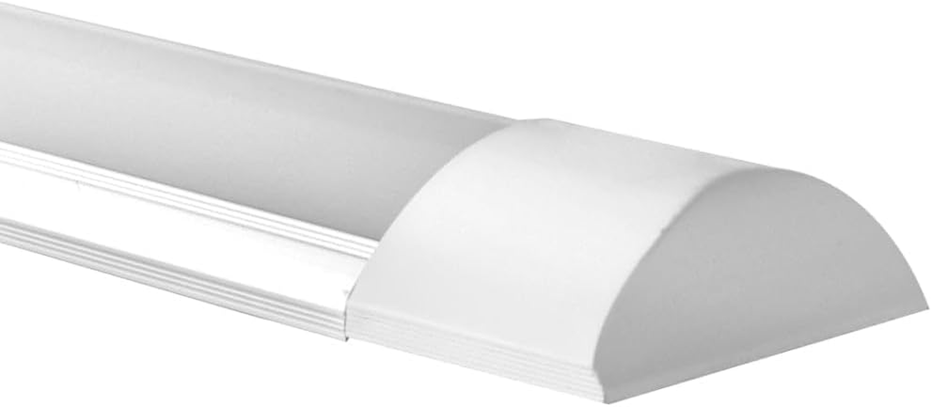 Emitto 5Pcs LED Slim Ceiling Batten Light 40W,Ultra Bright Daylight 120Cm Long,Cool White 6500K,IP44 Waterproof,For Kitchen Bathroom Moisture Place image number 3