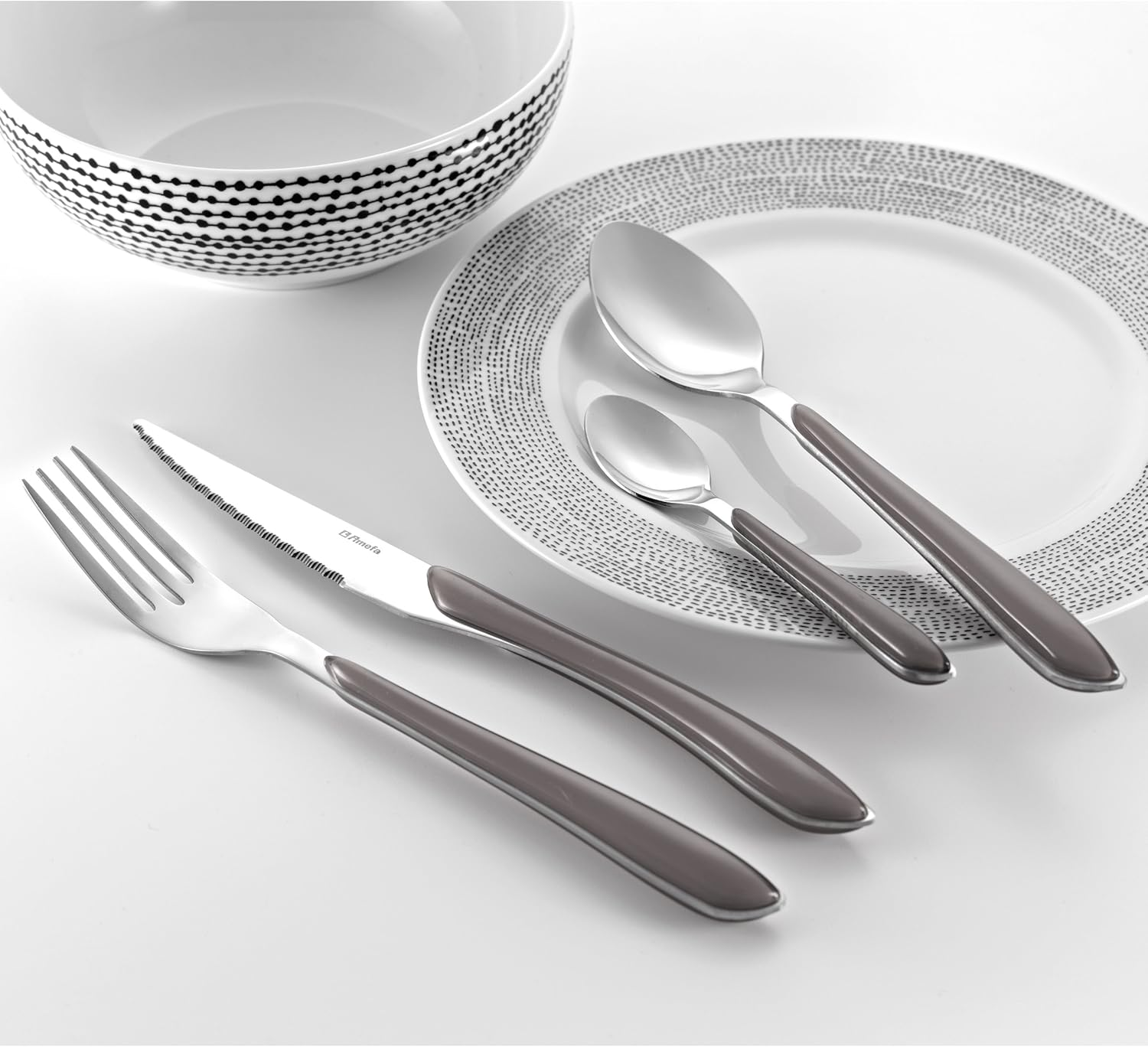 Amefa 2214GYMBA1B60 ECLAT Cutlery Set, Stainless Steel, Grey image number 2