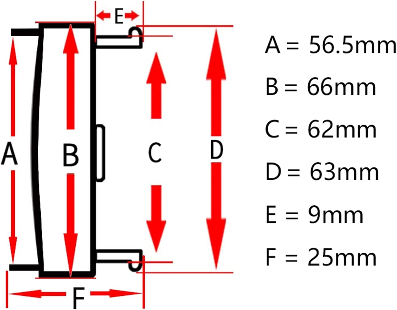 Thua Store 4Pcs/Lot 66Mm(62Mm Pin) Black 3D Carbon Fiber Car Wheel Center Caps Tyre Rim Hub Cap Cover Car Hub Caps image number 1