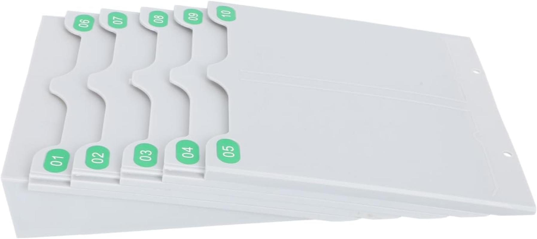 VILLFUL Narrow Shelves Storage Organisation Wall-Mounted Id Card Holder Desk Accessories Paperboard Cards Shelf image number 2