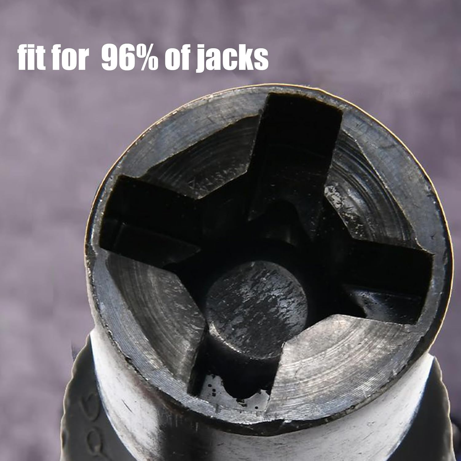 Scissor Jack Adapter - Car Jack Adapter - Gear Heavy Duty Wrench Tool for Road Trip Outdoor Repair Maintenance Travel image number 2