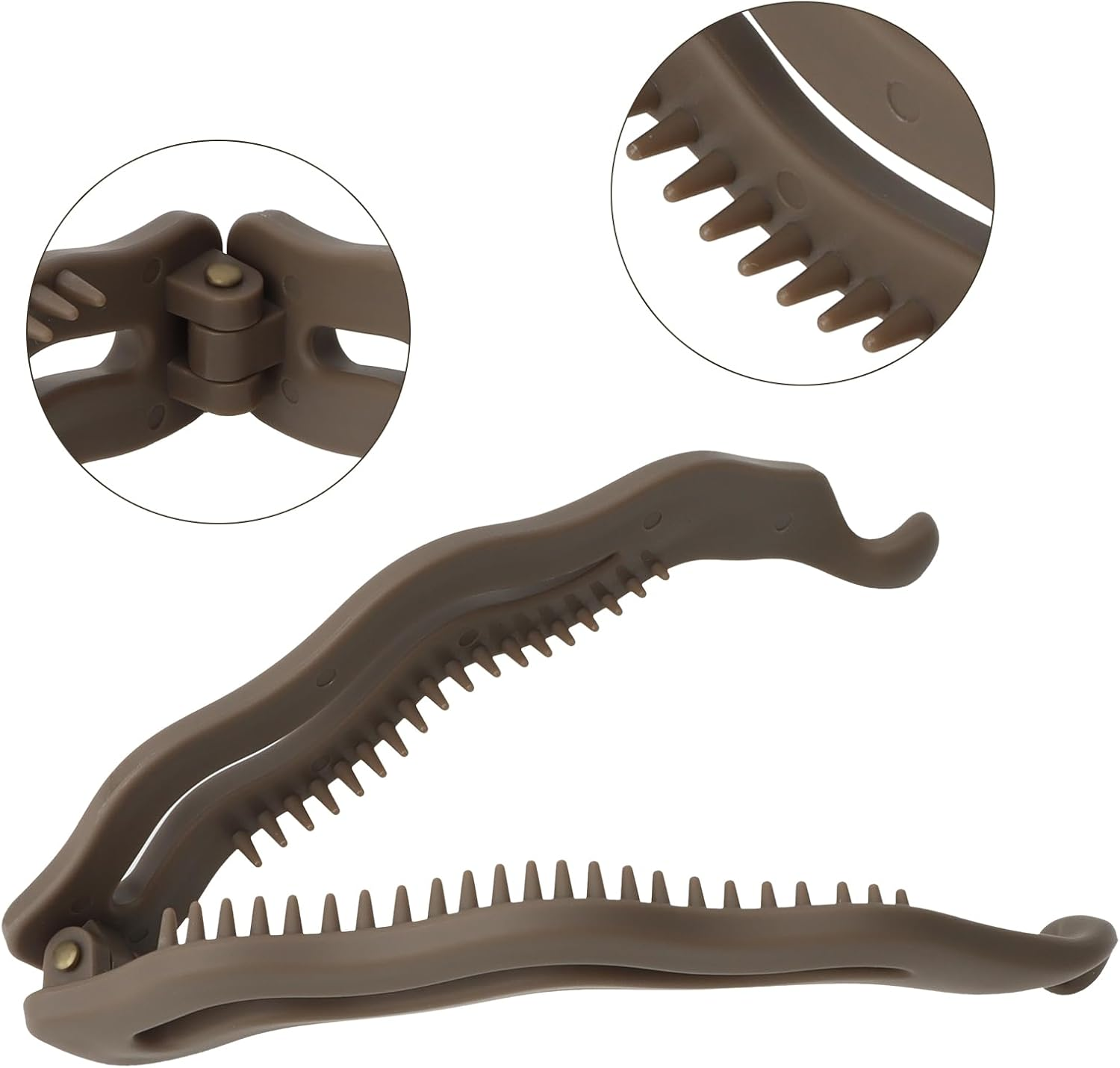 Bumlofa Banana Clip Hair Clips: Practical Wave Shape Hair Clips for Women, Multicolor Set