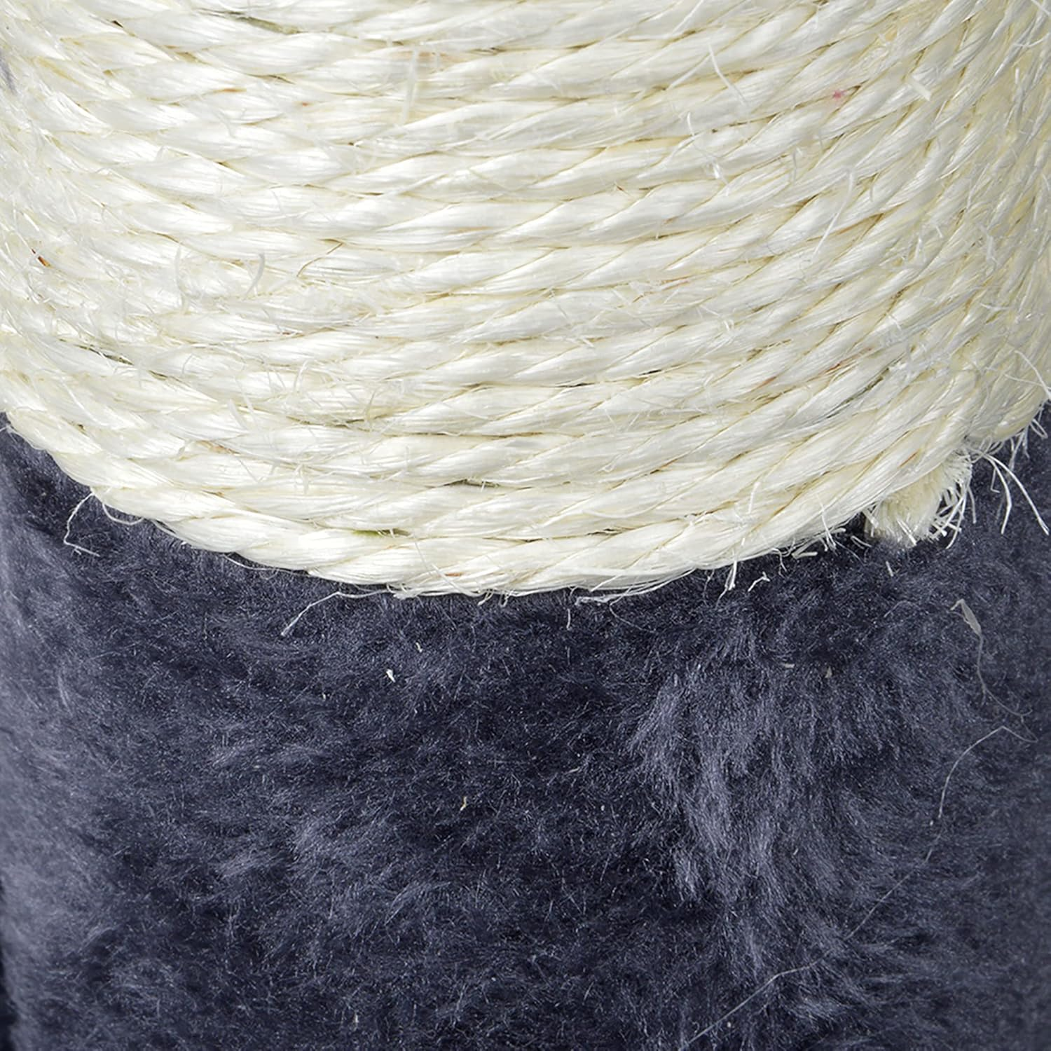 Love Story, Cat Scratching Post with 4 Platforms and Toys, Height 160 Cm, Anthracite image number 4