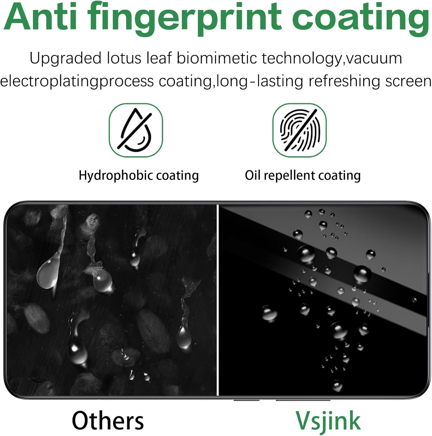 Vsjnk Screen Protector for Doogee Blade10/10 Pro/10 Ultra/10 Max with 2 Tempered Glass, 9H Anti-Scratch, Anti-Bubble, HD Screen Protector, Compatible with Doogee Blade10 image number 2