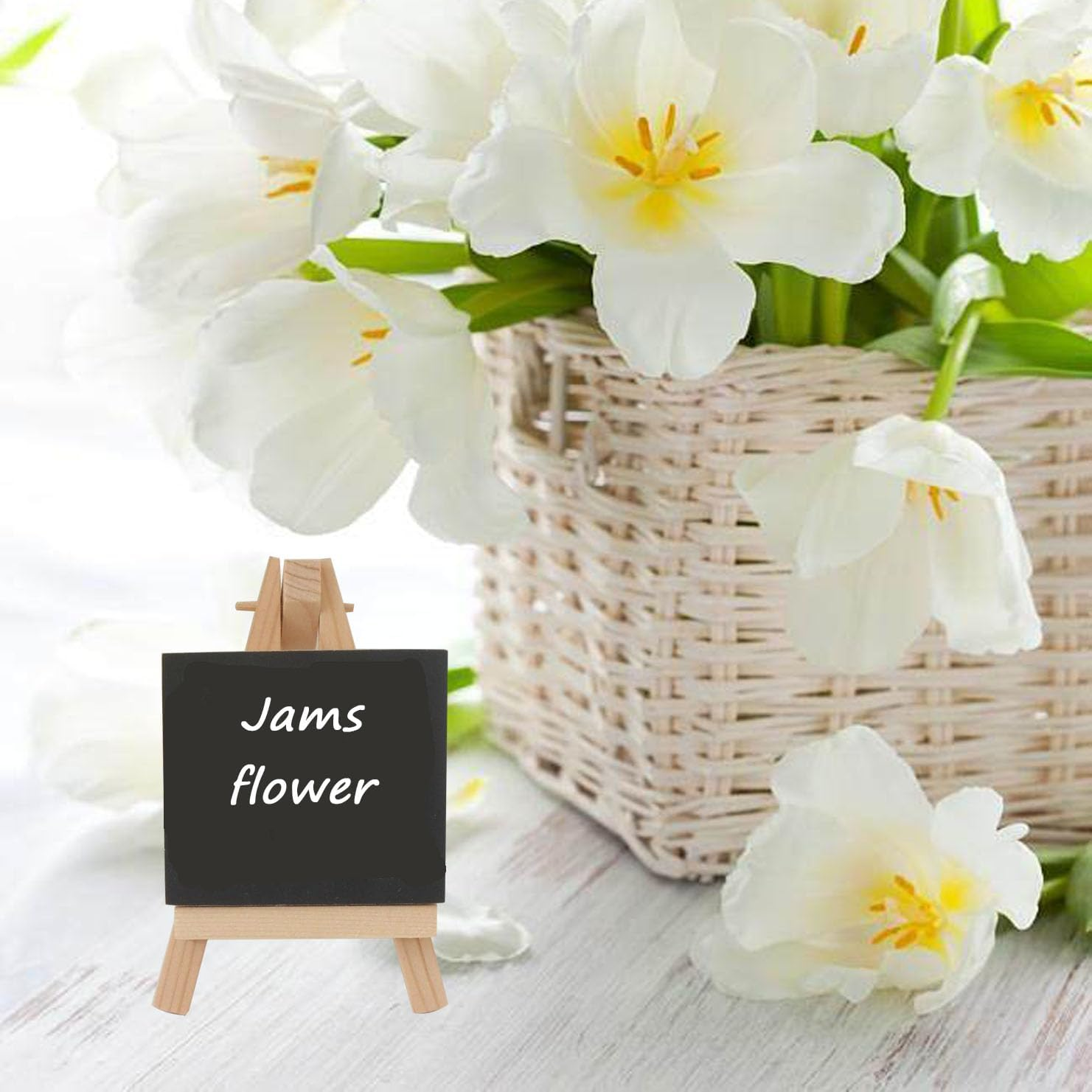 Yotsuba 10 Pieces 6 Inch (15.2X8.5Cm) Mini Wooden Easels - Versatile Table Card Stand & Display Holder image number 6