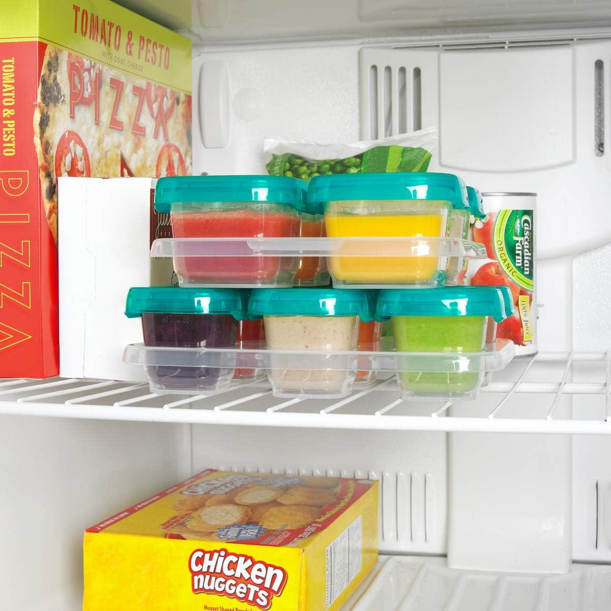 OXO Tot 12-Piece Baby Blocks Set, Teal image number 3