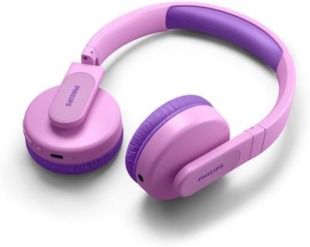 Philips TAK4206PK/00 over Ear Bluetooth Children'S Headphones Wireless Coloured LED Lights Philips App with Child Lock and 85 Db Volume Limiter with Soft Ear Pads (Pink) image number 3