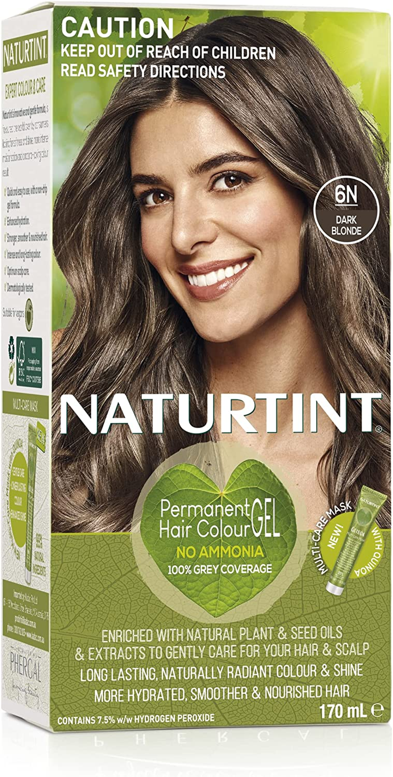 Naturtint Permanent Hair Colour, Natural Chestnut 4N
