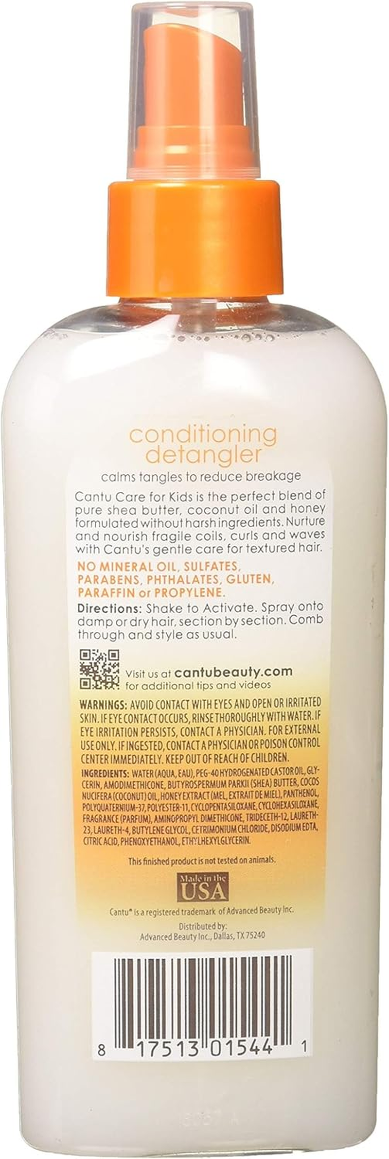 Cantu Care for Kids Conditioning Detangle, 6 Fl Oz (2 Pack)