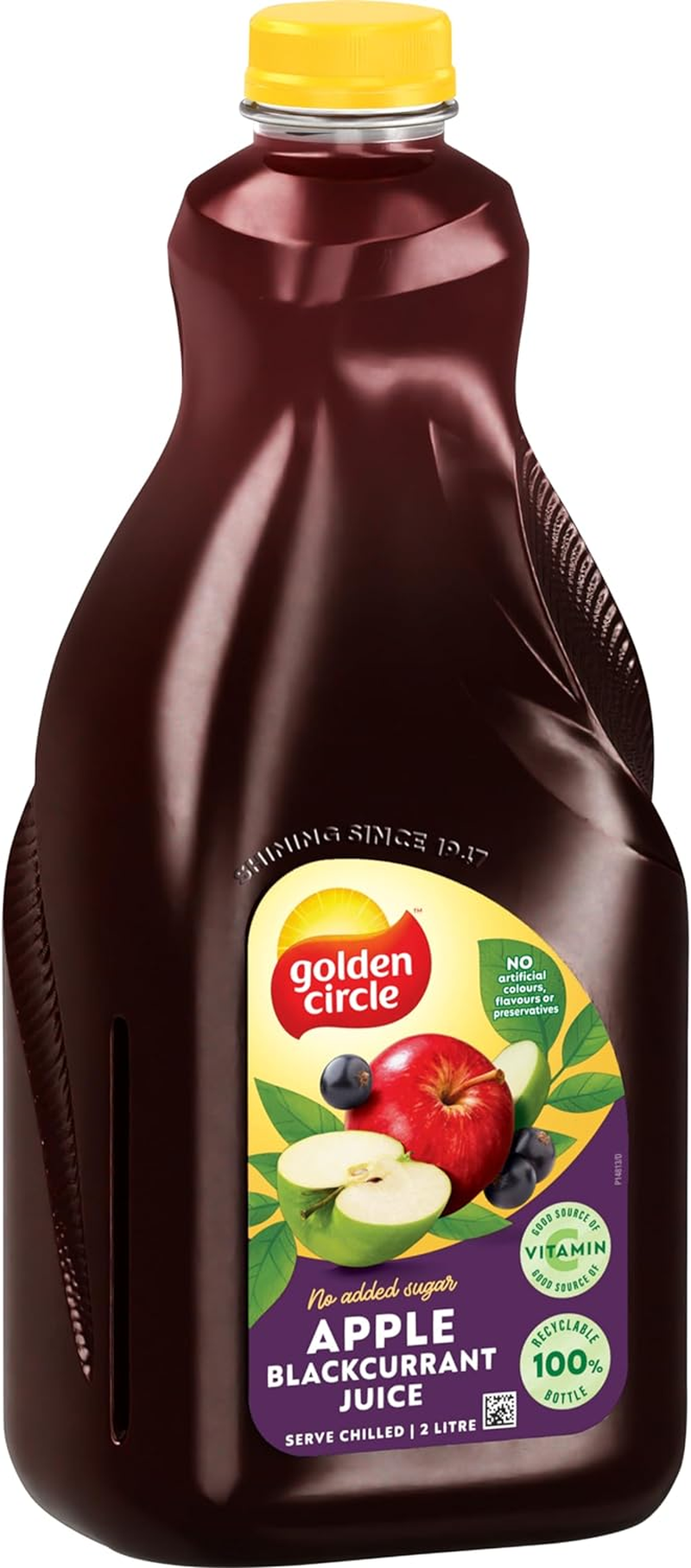 Golden Circle Apple and Blackcurrant Fruit Juice No Added Sugar No Artificial Colours, Flavours or Preservatives 10 Serves 2L image number 3