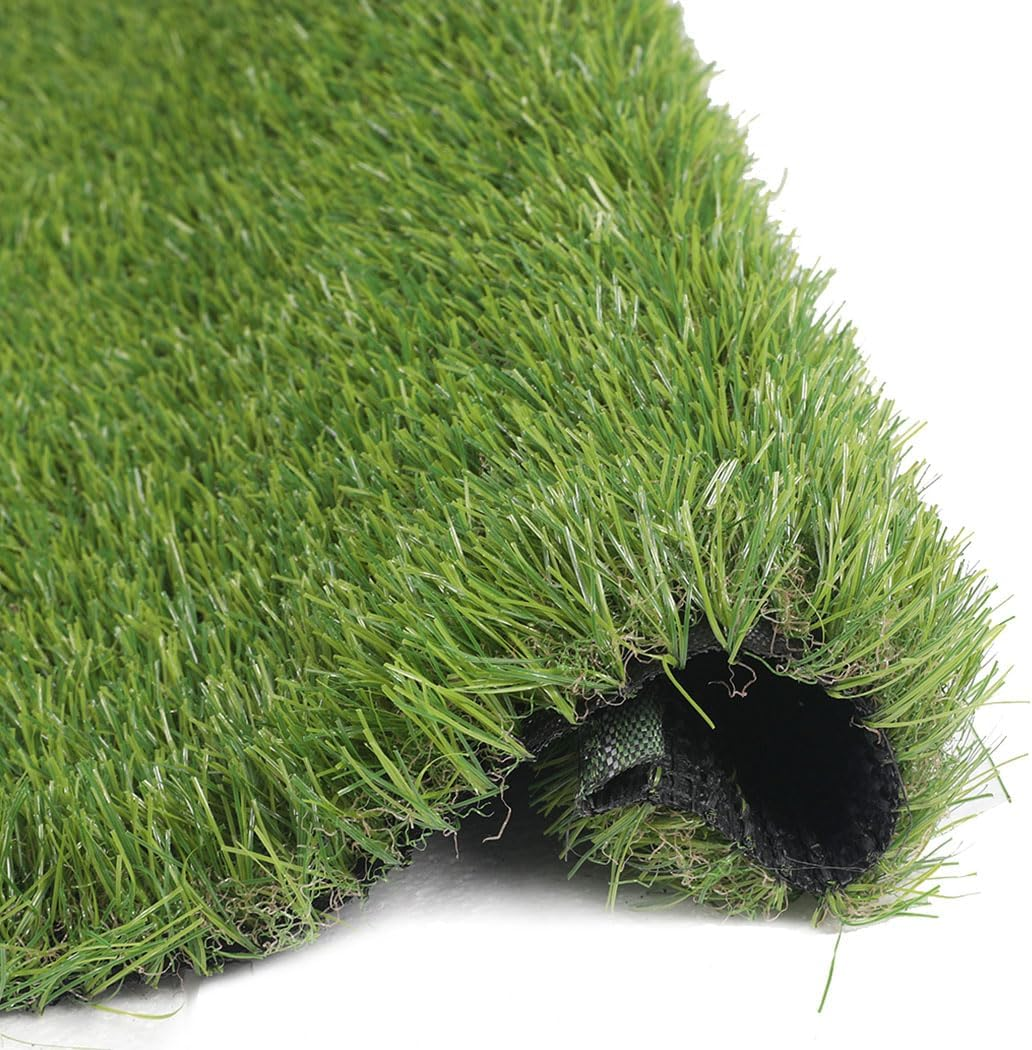 Marlow 1M X 20M Artificial Grass Synthetic Turf Fake Plastic Plant 20SQM, 40MM Thickness Cuttable Synthetic Grass Rug, DIY Pads Door Mat Rug for Garden Patio Lawn Backyard Outdoor(Black Backing) image number 4