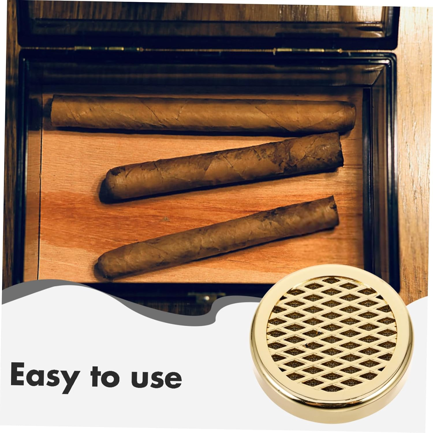 GOOHOCHY round Humidor Humidifier Sponge for Cigar Box Reusable Humidify Piece Maintains Optimal Humidity Fits Cigar Sizes image number 4