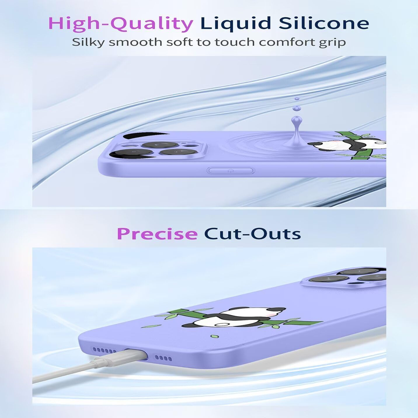 BORYA Silicone Case for Motorola Edge 60 Fusion, Ultra Thin Shockproof Mobile Phone Case, Silky Soft TPU Protective Case, Simple Elegant Colour Pattern Cover, Microfibre Lining Case, P1 image number 5