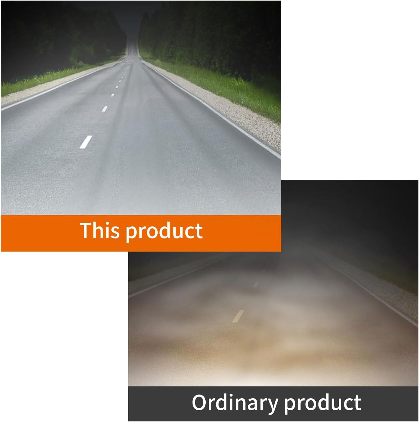 MAEZOE 2PCS H11/H8 White LED Fog Light Bulbs, Super Bright Plug-And-Play Car Lights for Night Driving & All Weather, Waterproof Headlight Upgrade for SUV, Sedan, 4WD image number 2