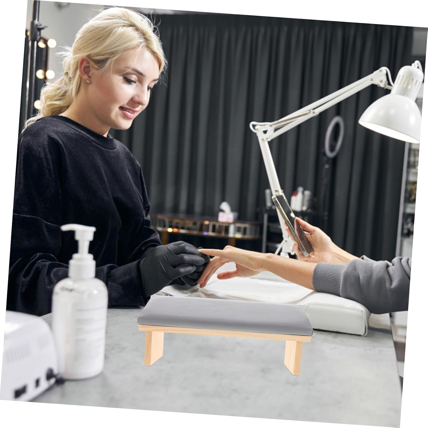 Beaupretty Nail Arm Rest Manicure Pillow Cushion Arm Rest for Nail Art Nail Hand Pillow Stand for Manicurist image number 5