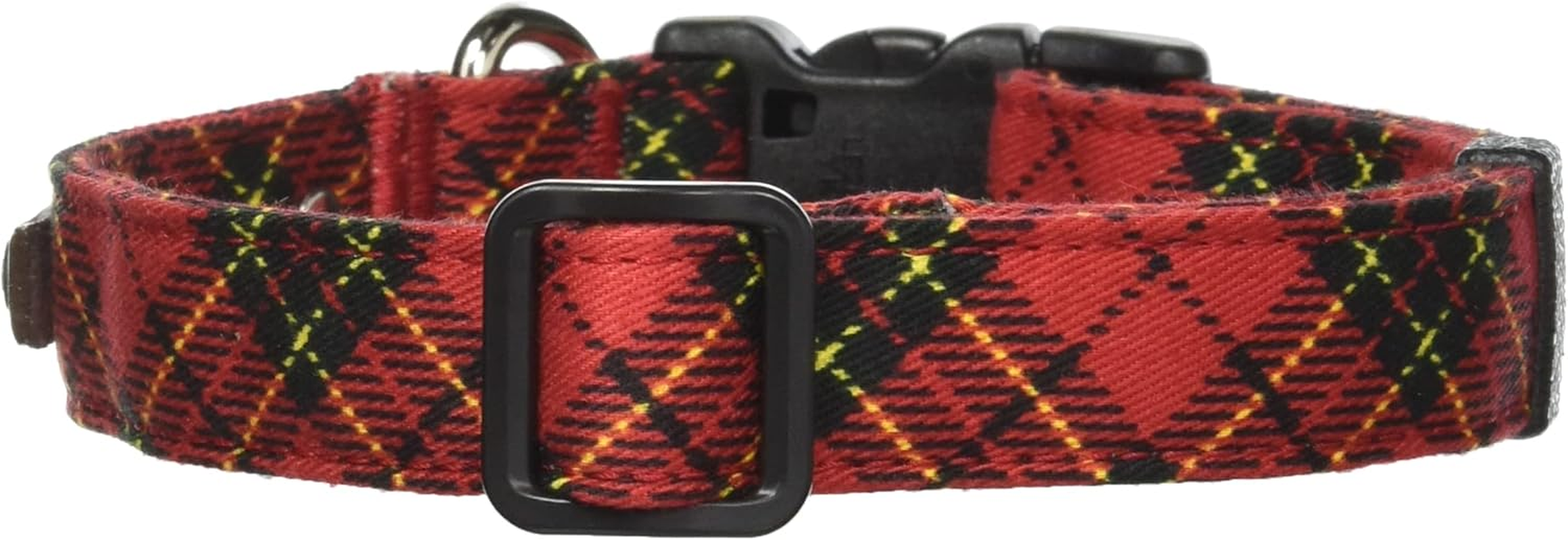 Toto&Pal Royal Tartan Collar (With Swarovski) Red 20Mm image number 2