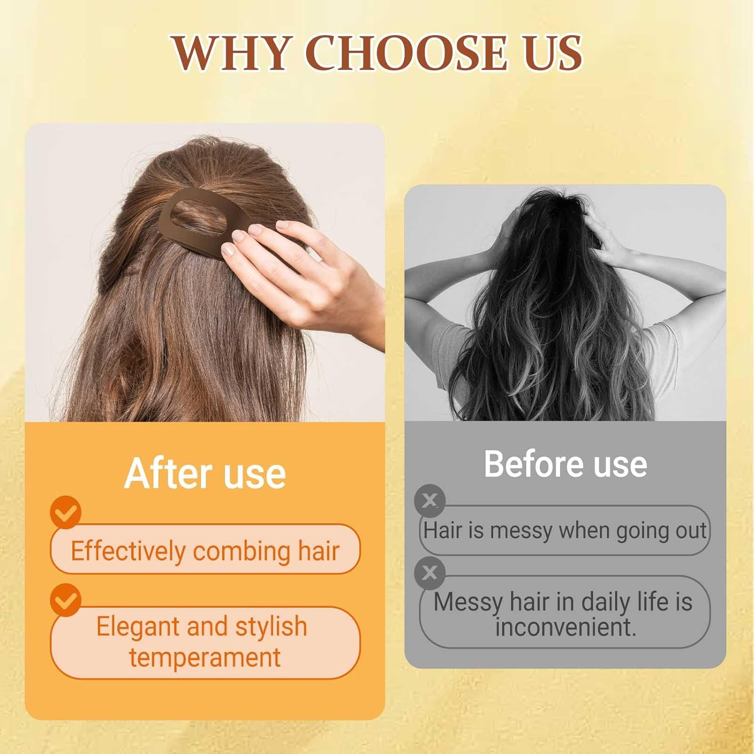 Women'S Hair Clips 6 Pieces Flat Hair Clips in 6 Colours, Non-Slip & Gentle, Hairstyle Accessories for Thick & Thin Hair, Everyday Office Party Wedding Gift image number 4