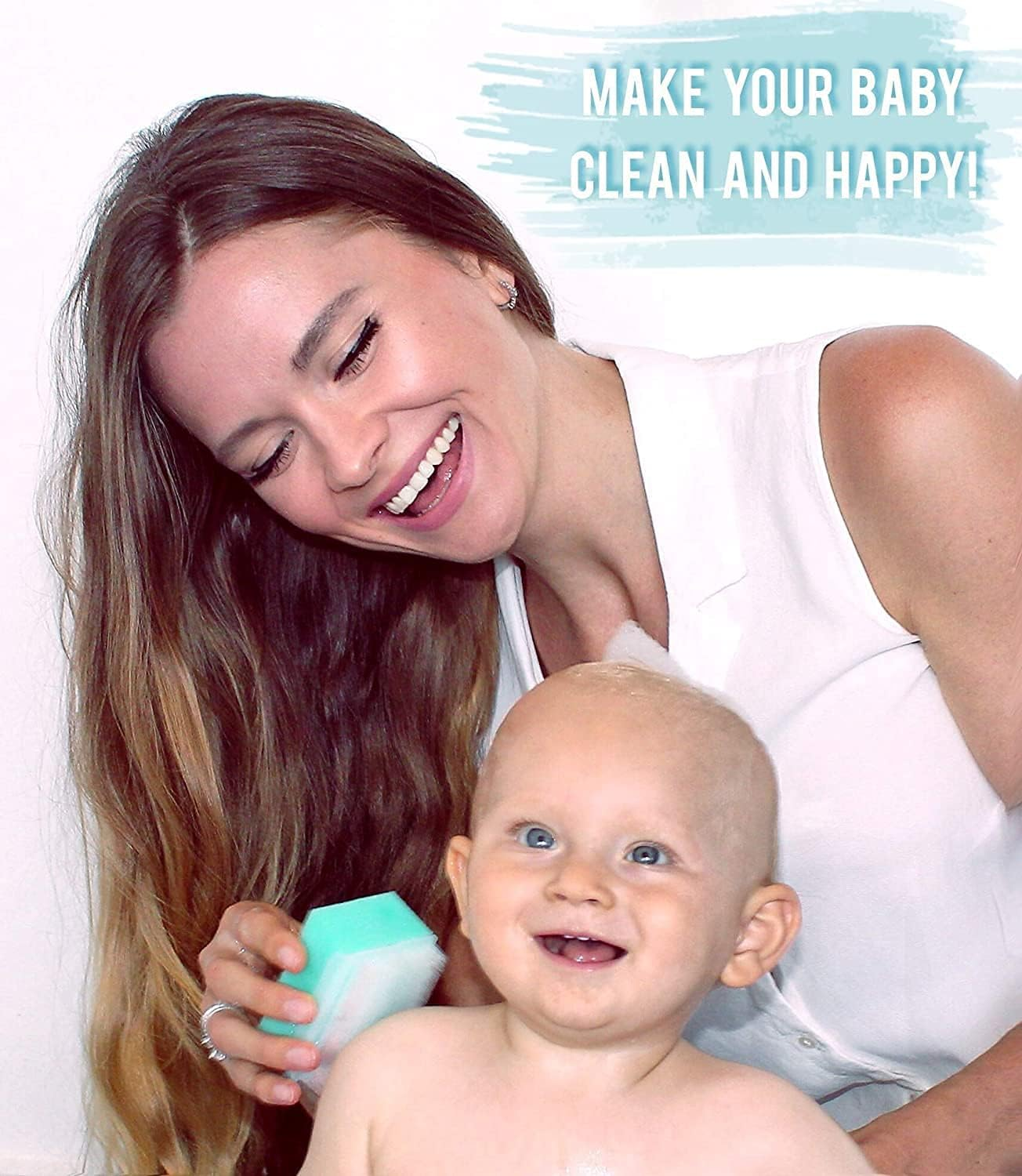 Cradle Cap Brush for Babies - Cradle Cap Treatment Set of 6 | Baby Brush and Comb Set Newborn | Baby Sponge for Bathing Newborn Bath Essentials | Baby Comb & Scalp Scrubber Set of 6 image number 3