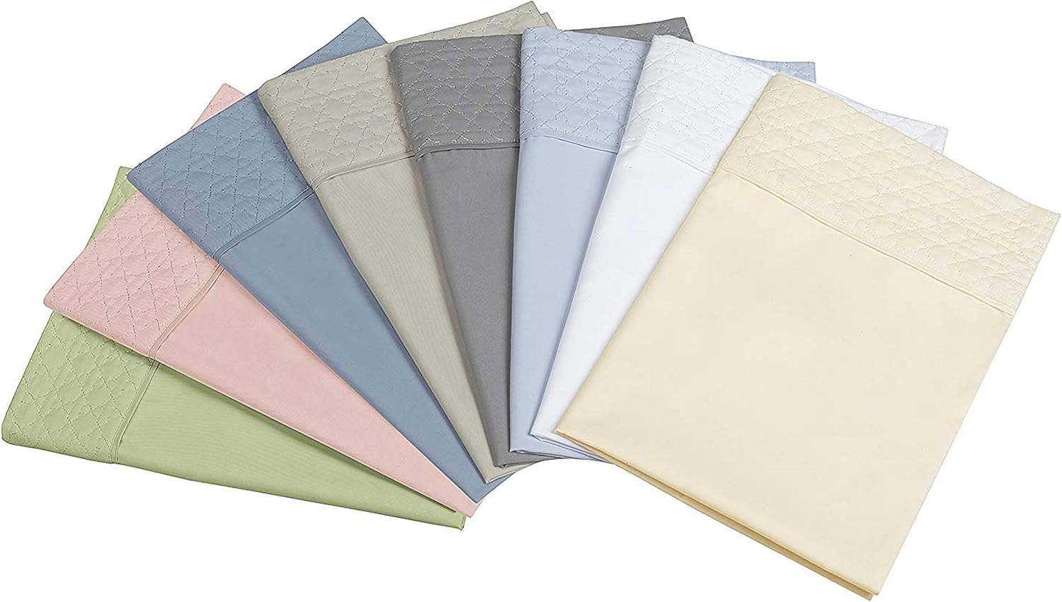 Elegant Comfort Luxury Best, Soft Coziest 4-Piece Bed Sheet Set! 1500 Premier Hotel Quality | Quilted Design on Flat Sheet and Pillowcases | Wrinkle Free, 100%, Full, Gray image number 7