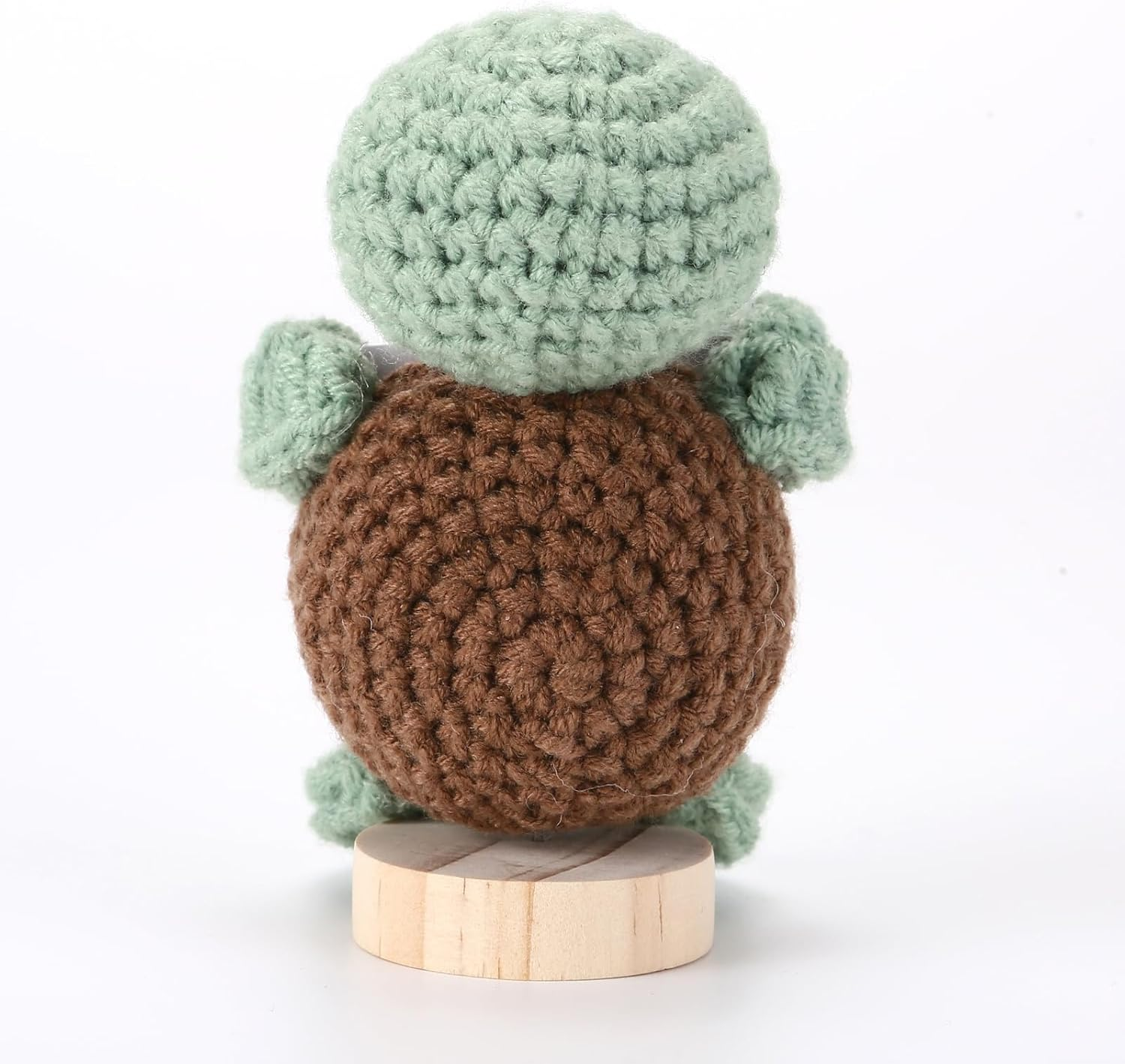 Rovyfota Emotional Support Crochet Gifts for Women&Men,Small Handmade Crochet Animals Cute Stuff,Inspirational Gifts for Coworker Friends Son Daughter, Emotional Motivational Decor (Turtle) image number 2