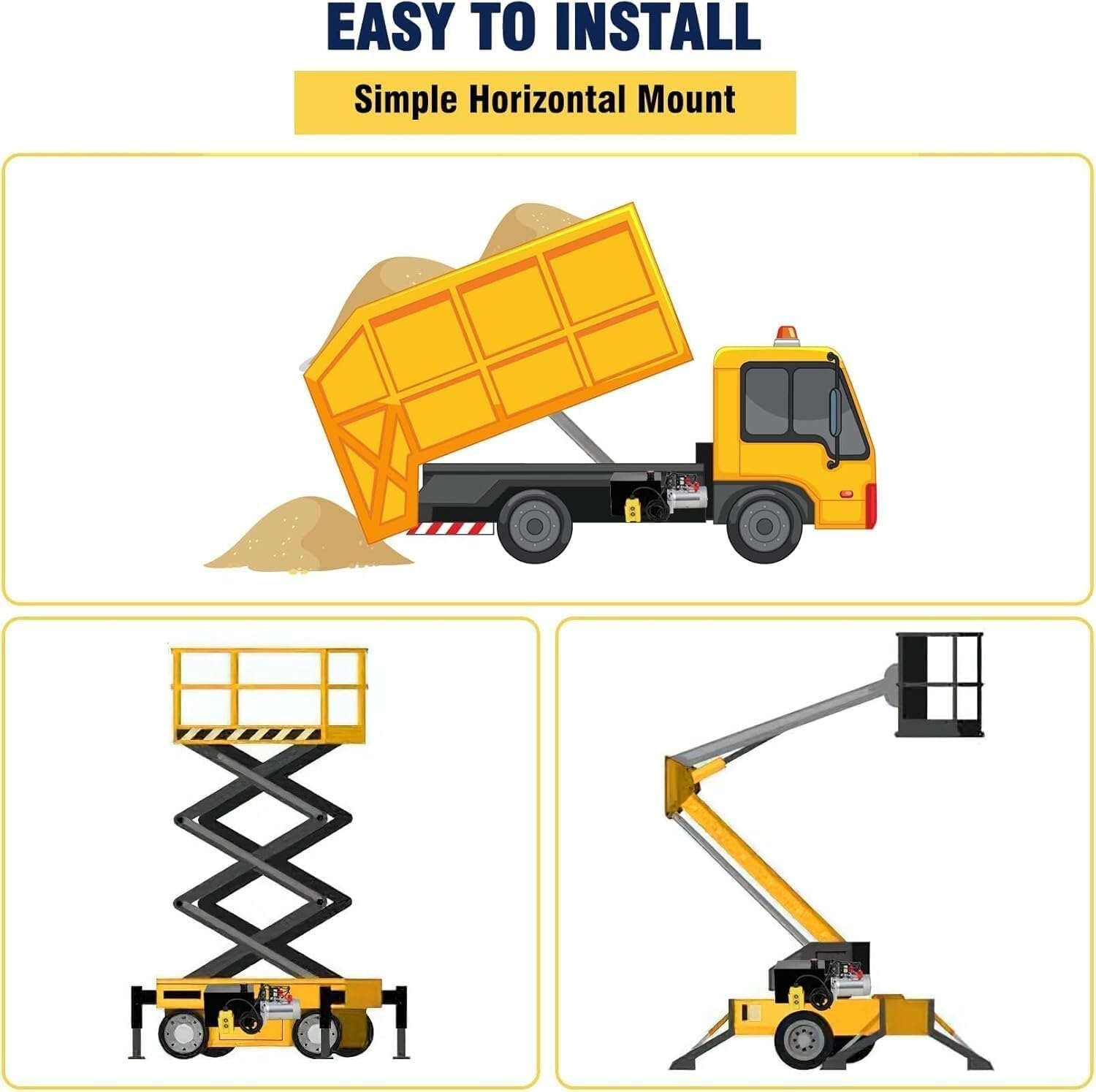 Double Acting Hydraulic Power Unit, 6/8/10 Quart Dump Trailer Hydraulic Pump DC 12V, with Metal Oil Reservoir Power Unit, for Dump Trailer Car Lifting, Remotely Controlled(8 Quart) image number 5