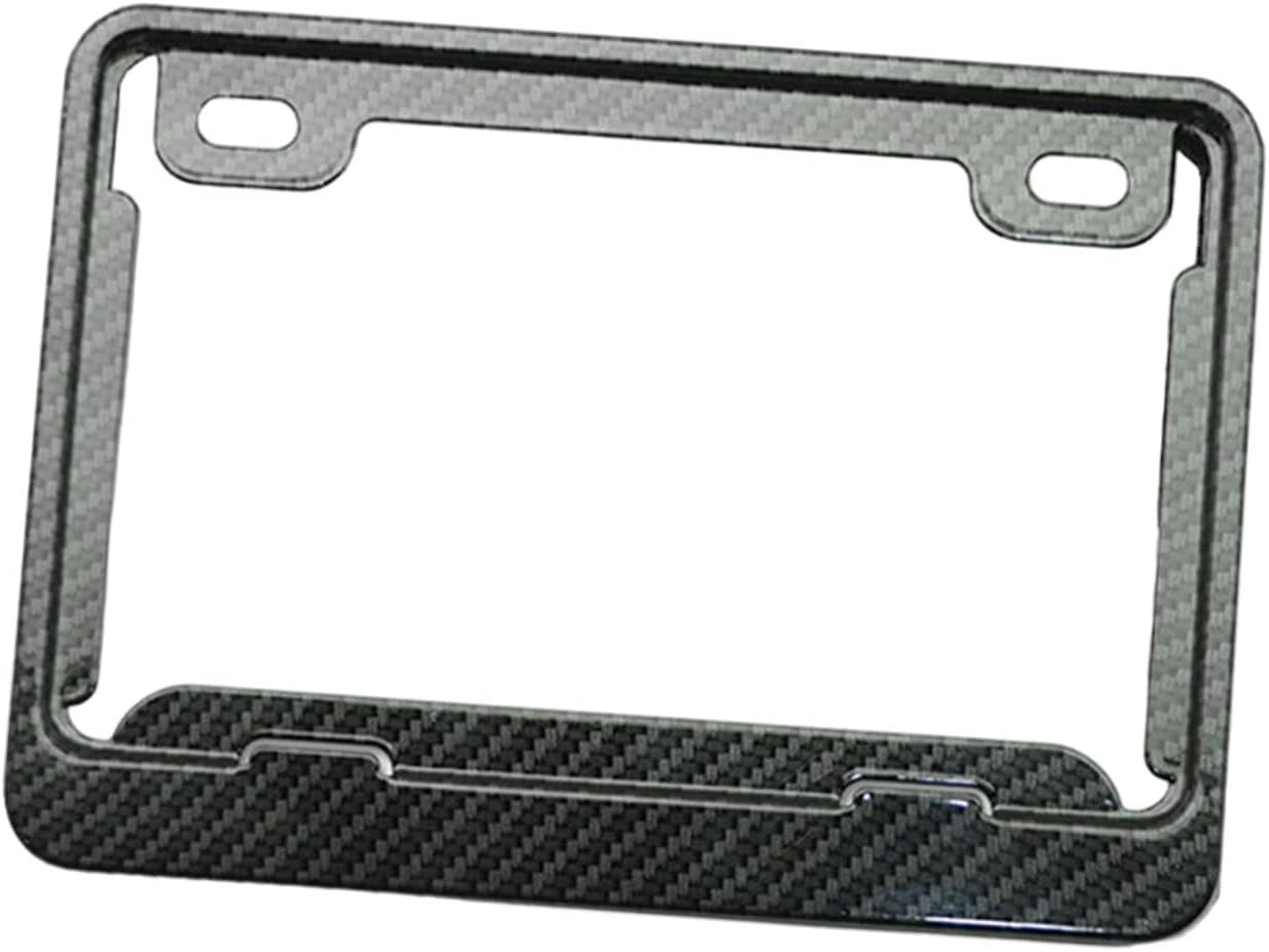 Generic Motorbike Number Plate Bracket Replace Sturdy Number Plate Mount Carbon Pattern image number 1