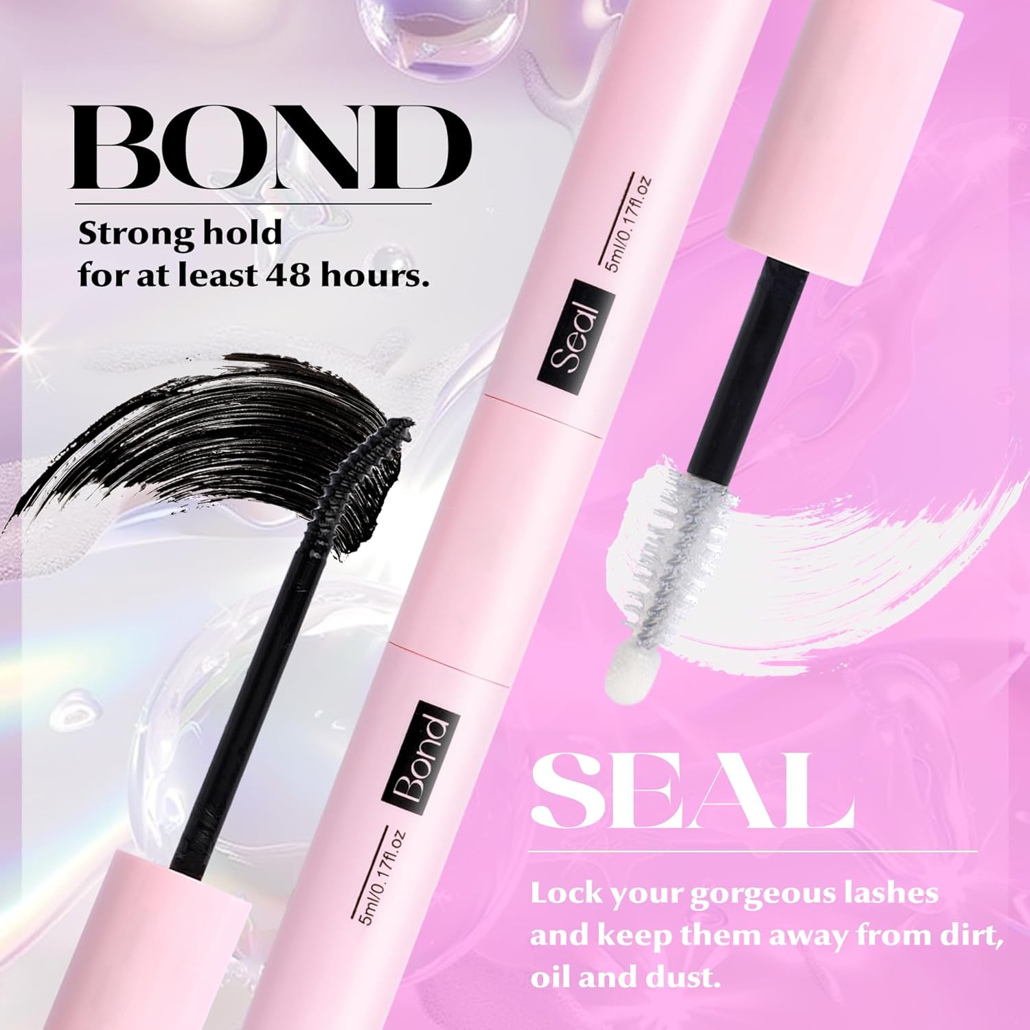 Natural Lash Clusters Kit Spiky Cluster Eyelash Extension 120 Pcs CC Curl Manga Eyelash Clusters 10-16MM Wispy Individual Lashes Kit with Bond and Seal and Tweezers by Mavphnee