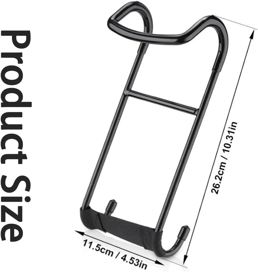 2PCS Dumbbell Spotter Hooks, Heavy Duty Dumbbells Rack Attachments, Hanger Barbell for Home Gym Exercise Dumbbell Spotter Hanger for Shoulder Bench Press image number 3