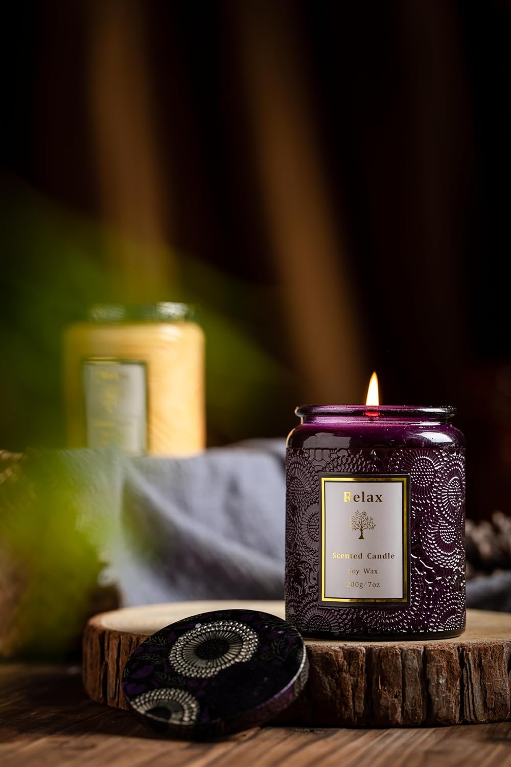 KERLJO Women Scented Candle - Mix Berry Aromatherapy Candles - Pure Natural Soy Wax Candle for Stress Relief and House Warming Gift image number 6