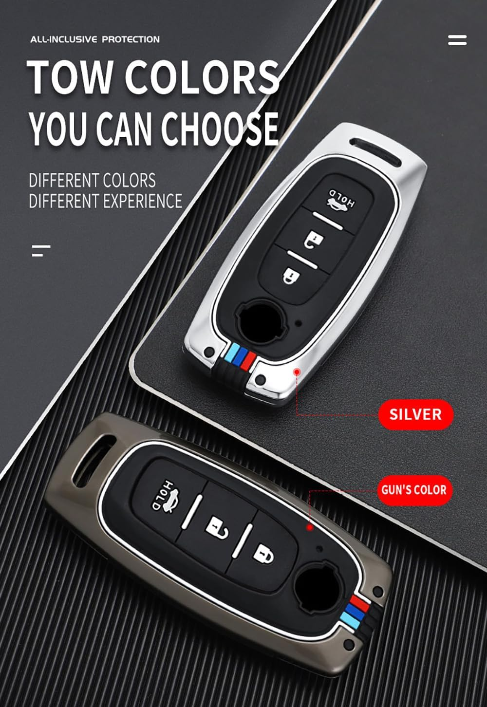 TECART Key Fob Case Cover Fit for Nissan Key Fob Keychain Key Housing Key Accessories Protector 2/3/4 Buttons image number 5