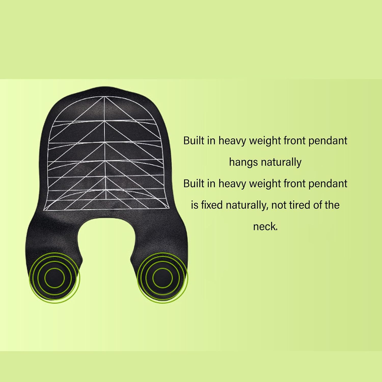 Focket Hair Cutting Collar, Angle Cutting Line Waterproof Hair Styling Cape with Silicone Hairdressing Pad for Salon and Home Use (Black) image number 5