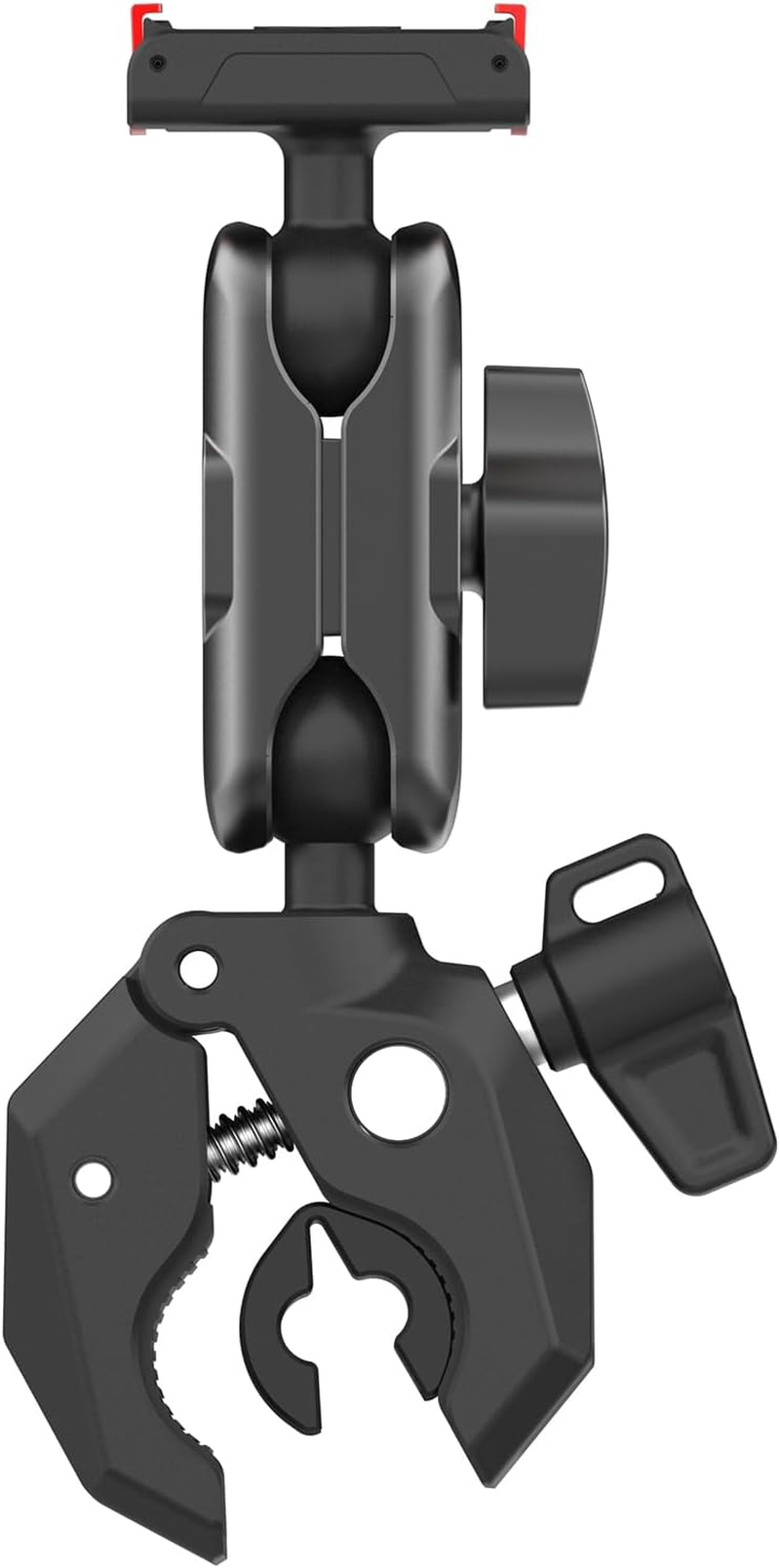 NEOSOU Osmo Action Handlebar Mount Heavy Duty Clamp for DJI Action 5 Pro 4 3 Osmo 360 Motorcycle Bike Bicycle Mounts Accessories, Magnetic Quick Release Roll Bar/Tube/Pipe/Rail/Flex Jaw Gripper image number 1