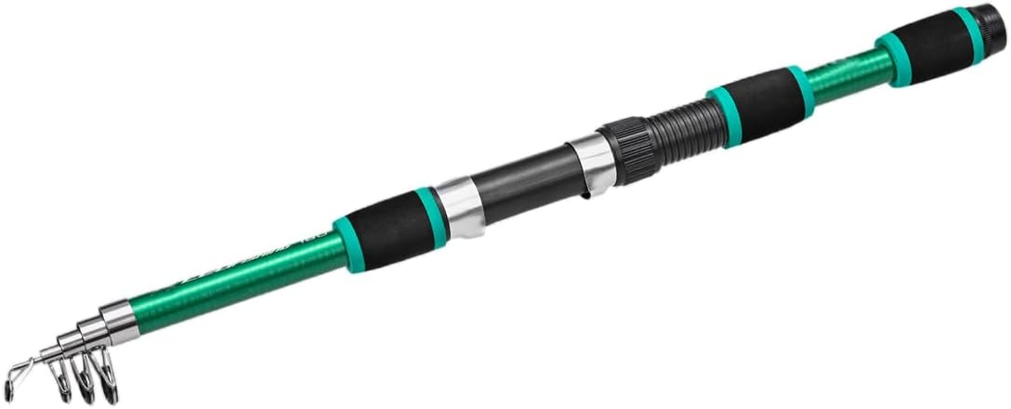 AIMALL 1.8M Telescopic Fishing Rod &ndash; 5-Section Lightweight Glass Steel Pole, Compact 16.7 Inch Closed Length, Multi-Colour Options for Sea and Freshwater Fishing