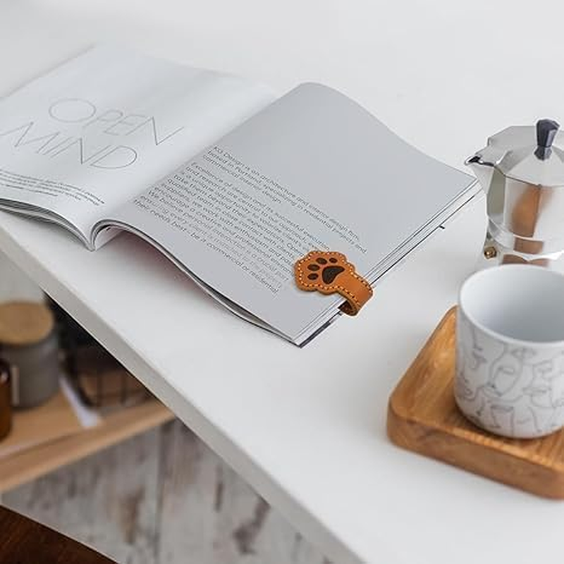 3-Pack Magnetic Bookmarks - PU Leather Bookmark Clips with Strong Magnets, Decorative Reading Markers for Books image number 3