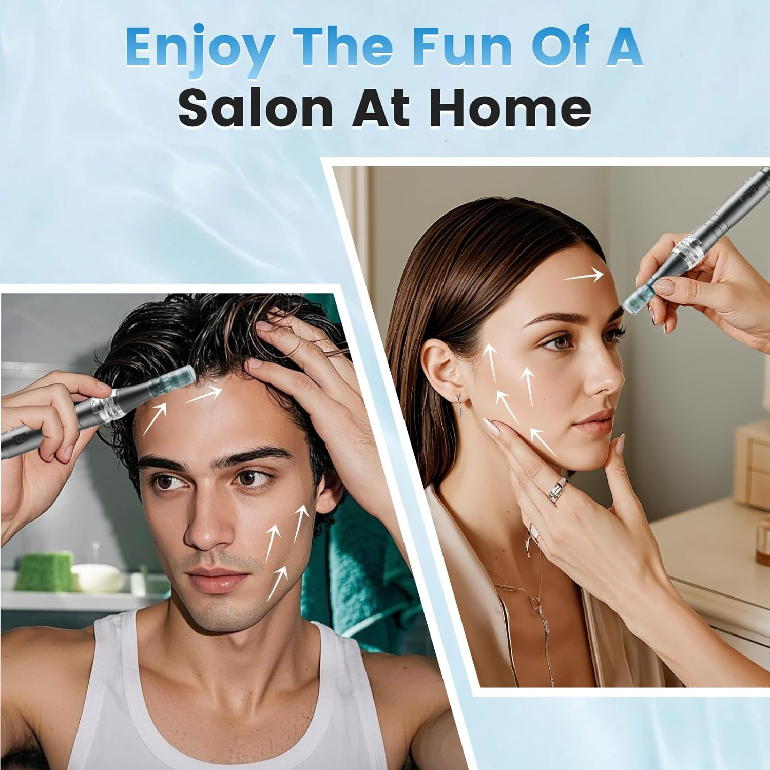 Derma Roller Pen for Women Men, Microneedles Pen Derma Roller Kit- 0.25 Mm image number 1