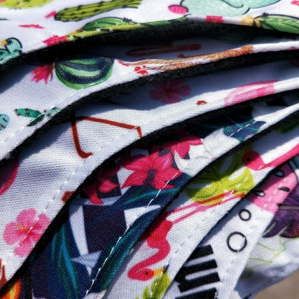 7Pcs Set 1Pc Mini Wet Bag +6Pcs 8 Inch Bamboo Charcoal Cloth Menstrual Pads/Reusable Sanitary Pads/Mama Panty Liners image number 5