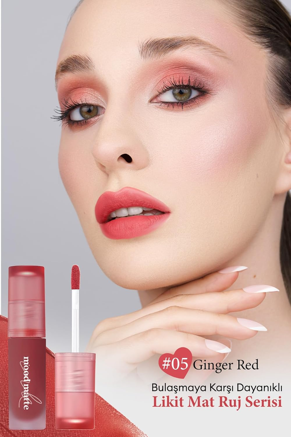 Peripera Ink Mood Matte Tint - Ginger Red image number 3