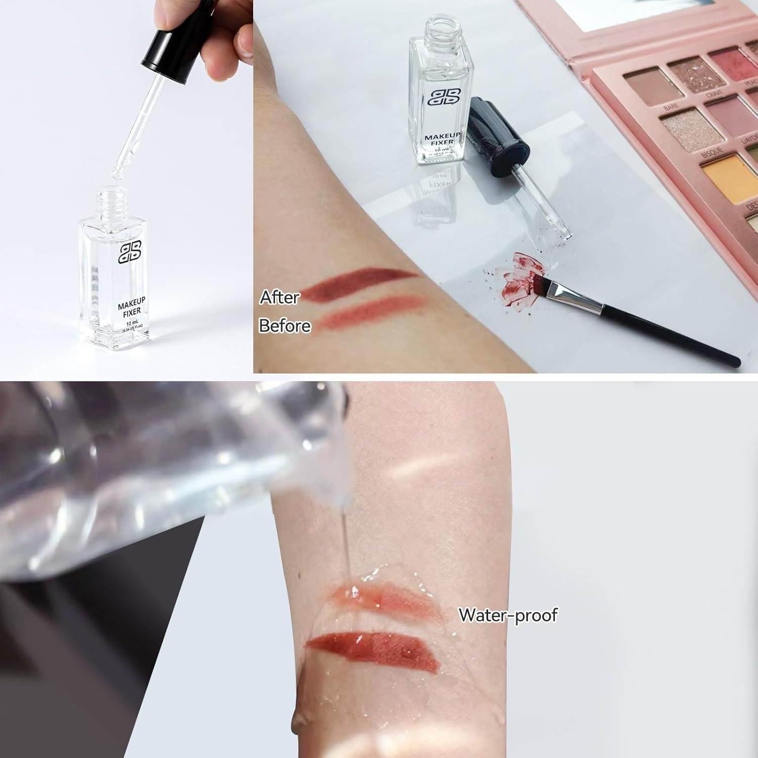 Makeup Fixer Mixing Liquid Cosmetics Eyeshadow Sealant Prolong Makeup Pigment Durability 10Ml/0.33 US FL OZ image number 3