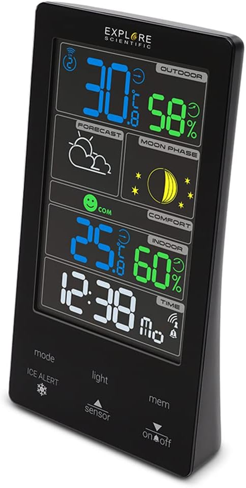 Bresser Touch Key Advanced Weather Station, Black image number 1