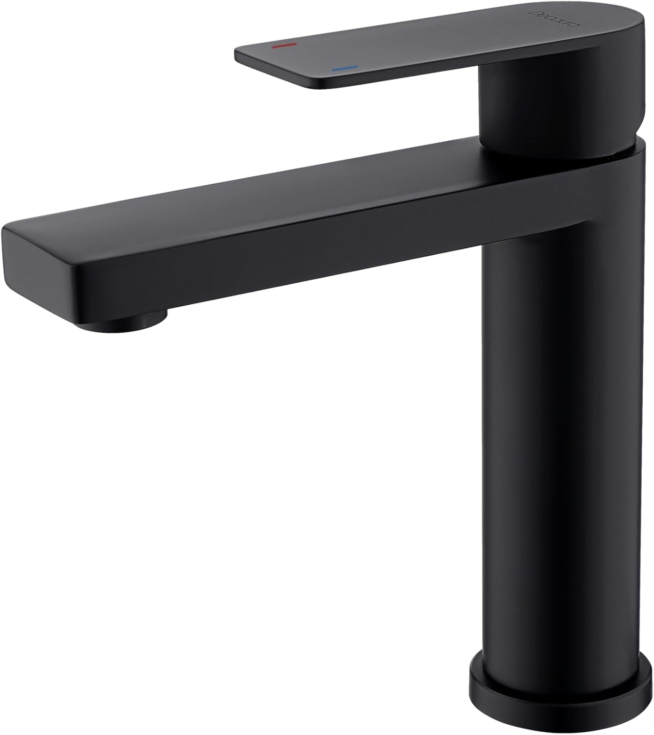 Decaura Basin Mixer Tap Lead-Free Bathroom Sink Tap Vanity Counter Top Faucet (Chrome, Spout Height-130Mm)